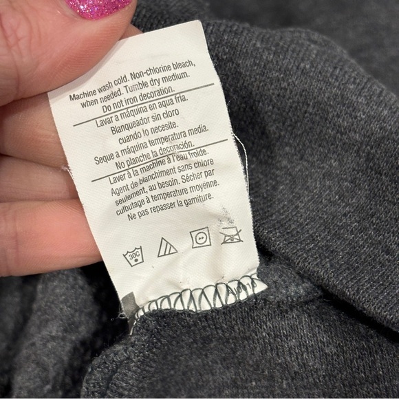 Walt Disney World Resort DOPEY GRUMPY Gray Hoodie Mens Medium - Picture 6 of 8